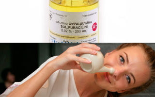 Фурацилин для промывания носа: приготовление, воздействие