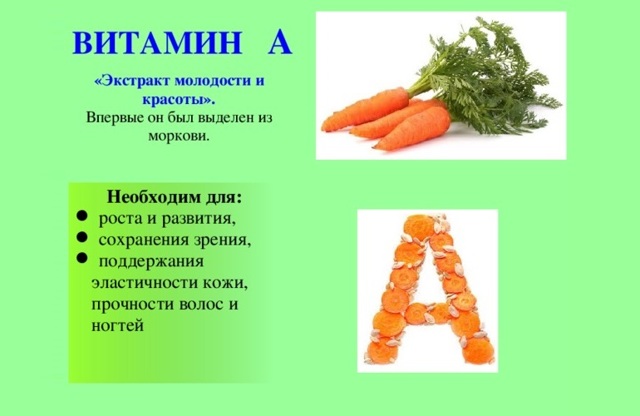 Какие витамины содержит морковь, их роль в нашем организме