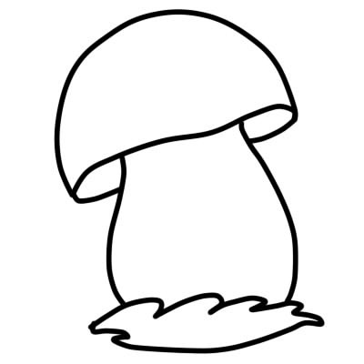 Как нарисовать гриб лисичку, почетного представителя леса